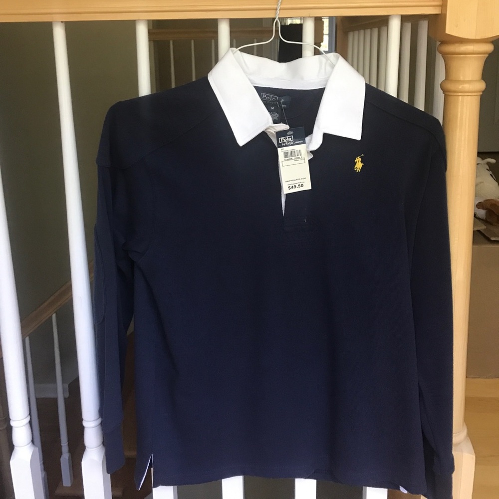 Polo Ralph Lauren vintage nwt rugby. Navy size M.